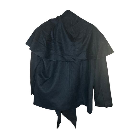 Nwt-Zara- OVERSIZE BLAZER WITH WOOL SCARF-XS/S - Picture 6 of 7